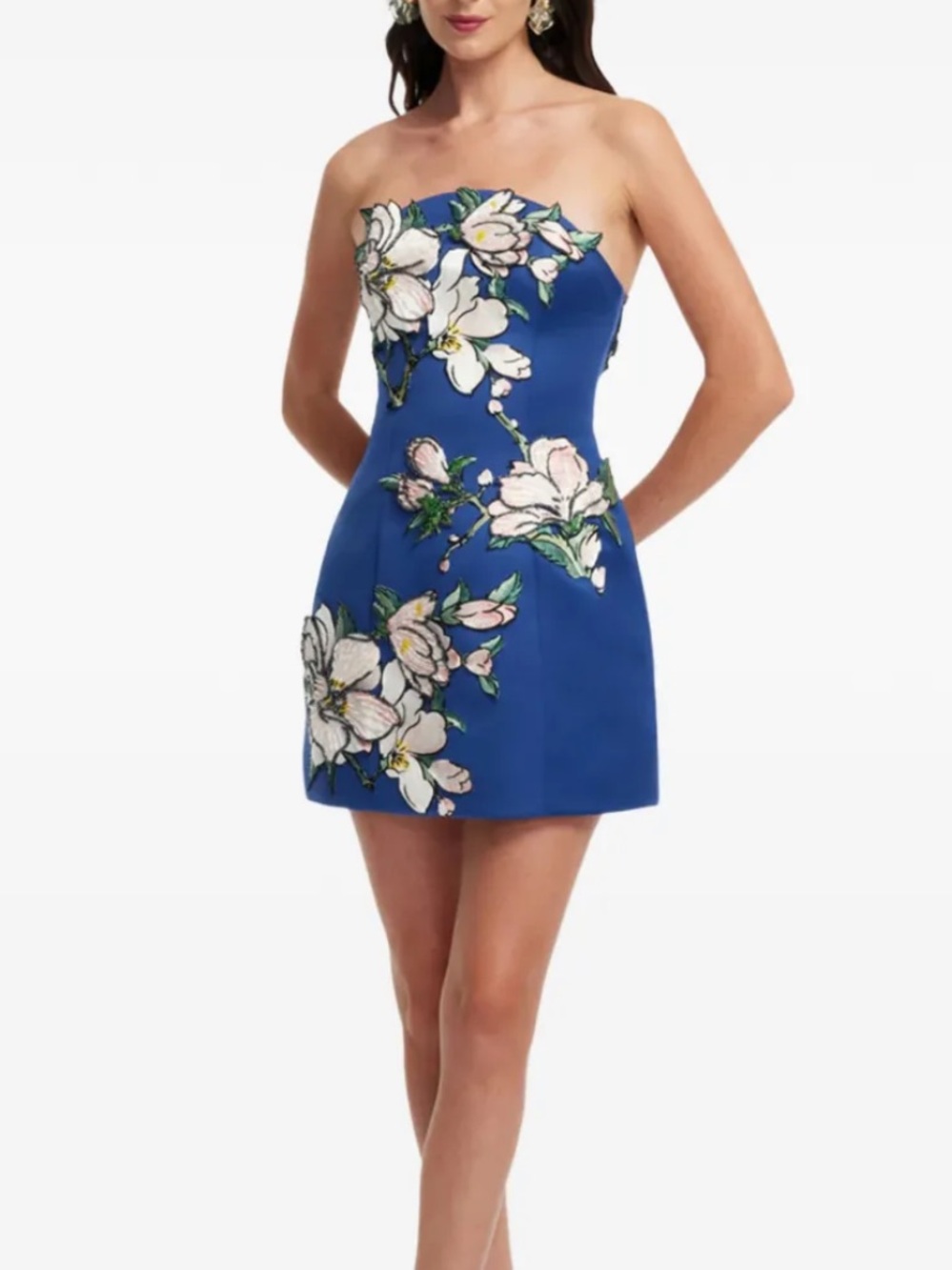 Leo Lin Zaria floral mini dress